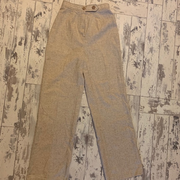 Rare Vintage Size:00 Oatmeal Women’s Trousers - Picture 2 of 14